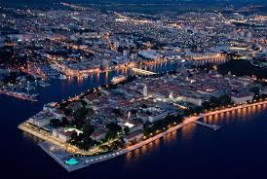 central-d-02 image  Night panorama of the Trogir peninsula