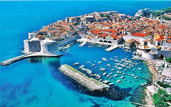 central-dalmatia image  Panorama of the old town of Dubrovnik